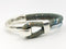 Blue Cork with Silver Speckle Bracelet